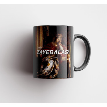 Чашка черная "Zayebalas" 330 мл CENSORED