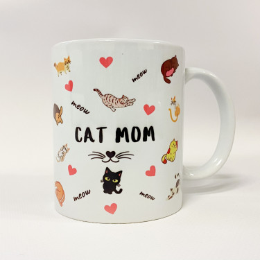 Чашка "Cat Mom" 330 мл Кіт.Дарує