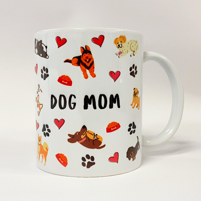 Чашка "Dog Mom" 330 мл Кіт.Дарує