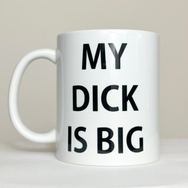 Чашка "My dick is big" 330 мл Кіт.Дарує