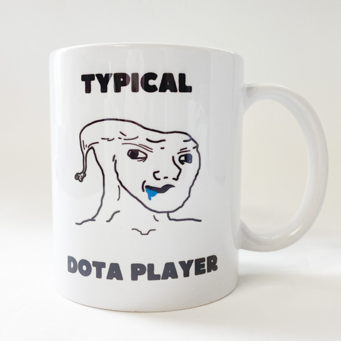 Чашка "Typical Dota player" 330 мл Кіт.Дарує