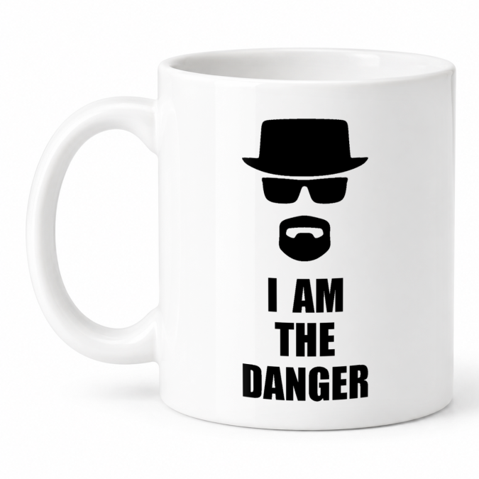 Чашка "i am the danger" 330 мл Кіт.Дарує