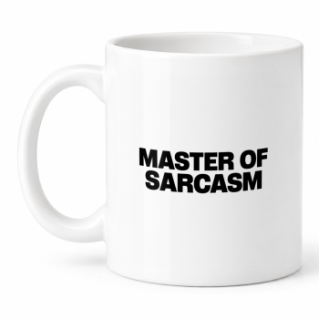 Чашка "Master of Sarcasm" 330 мл Кіт.Дарує