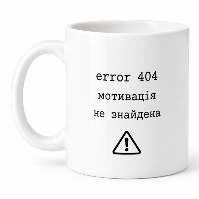 Чашка "Мотивація не знайдена" 330 мл Кіт.Дарує