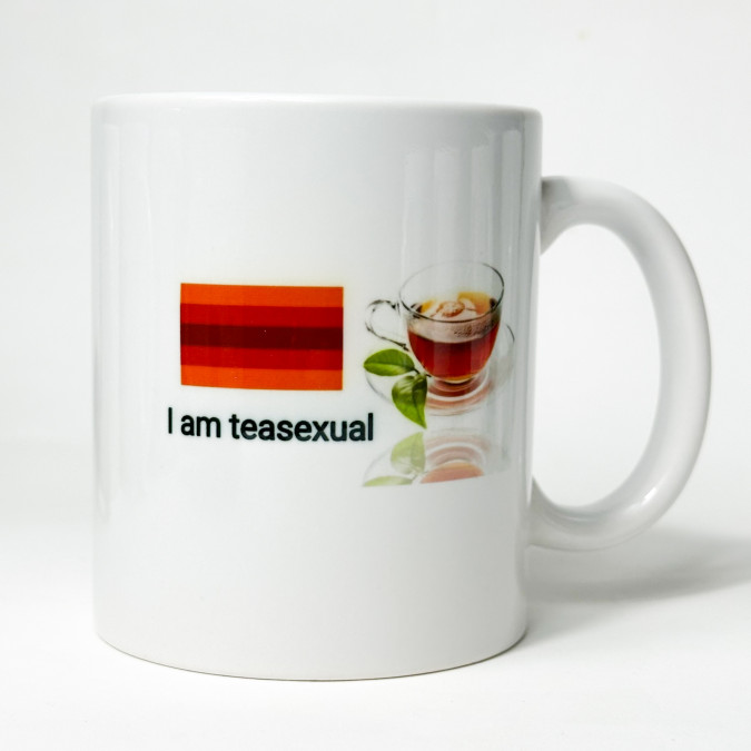 Чашка "I am teasexual" 330 мл Кіт.Дарує