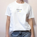 Футболка біла "Future milf" Кіт.Дарує