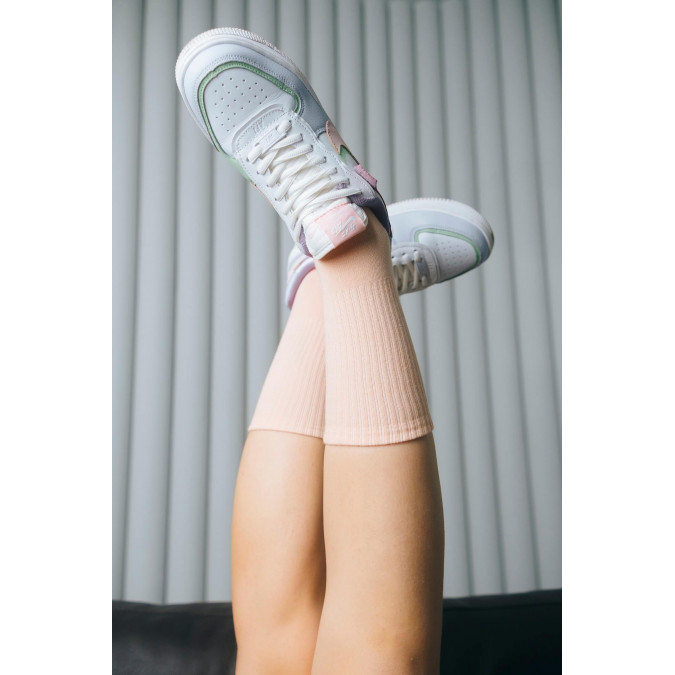 Носки персиковые однотонные Blankful