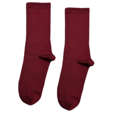 Носки бордовые однотонные Blankful