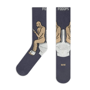 Шкарпетки сірі "Pooops" CEH