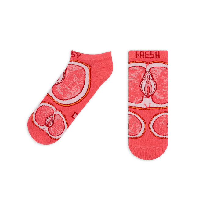 Шкарпетки рожеві "Pussy Fresh" короткі CEH