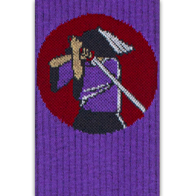 Шкарпетки табі фіолетові "Bushi Samurai" CEH