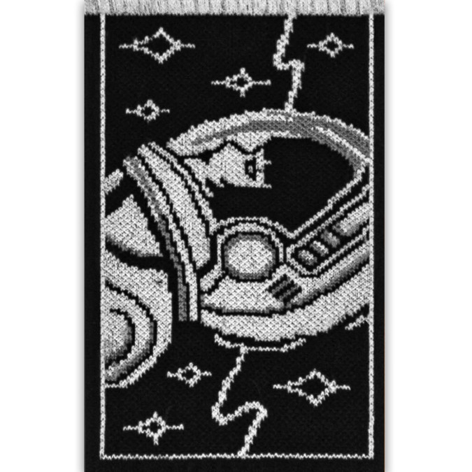 Носки таби черные "Space Traveler" CEH