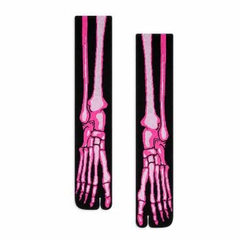 Шкарпетки табі чорні "X-ray Pink" CEH