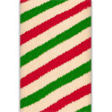 Носки бело-зеленые теплые махровые "Christmas Candy" CEH