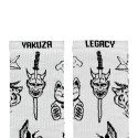 Носки белые "Yakuza Tattoo" NOSKAR