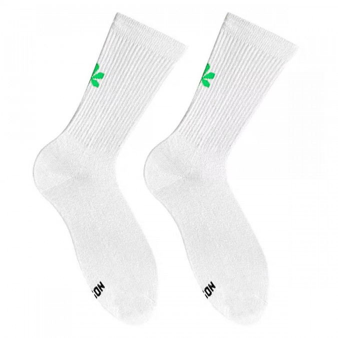 Шкарпетки білі "Київський Каштан зелений" NOSKAR