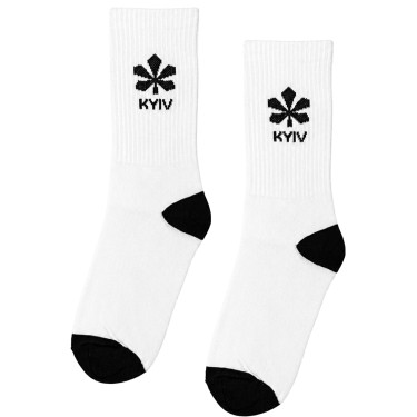Носки белые "Kyiv" Кіт.Дарує