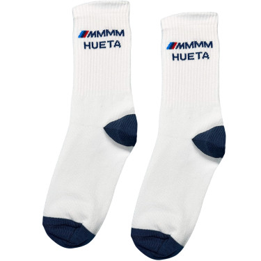 Носки белые "MMM HUETA" Кіт.Дарує