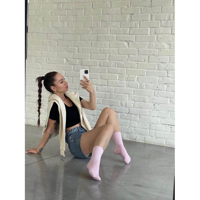Набор однотонных носков "Sakura Latte" Blankful - 3 пары