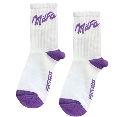 Шкарпетки білі "Milfa" Понти