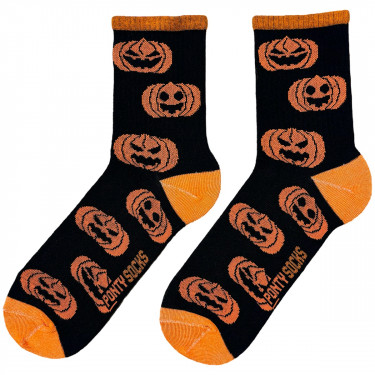 Шкарпетки чорні "Halloween Pumpkin" Понти