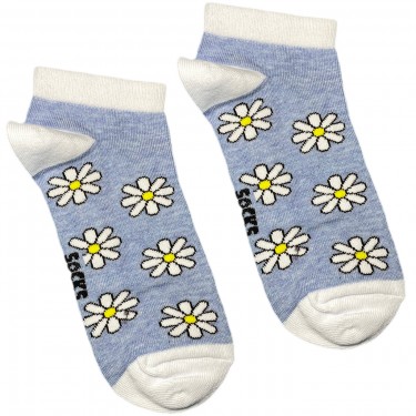 Шкарпетки блакитні "Ромашки" короткі Socksstar