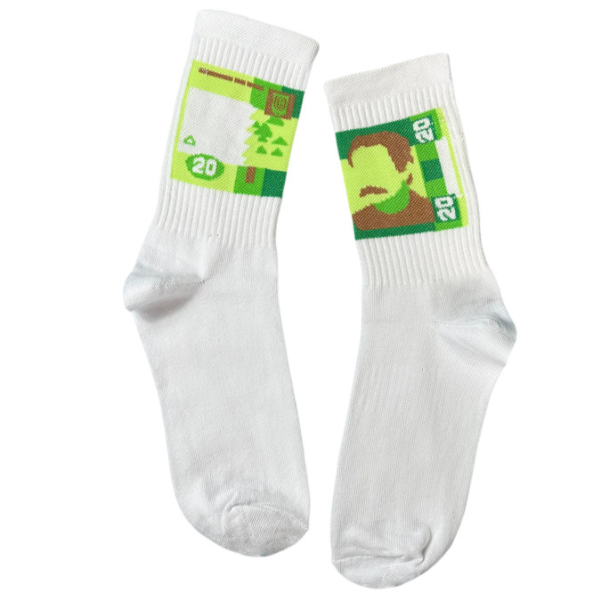 Носки белые "20 гривен" Socksstar