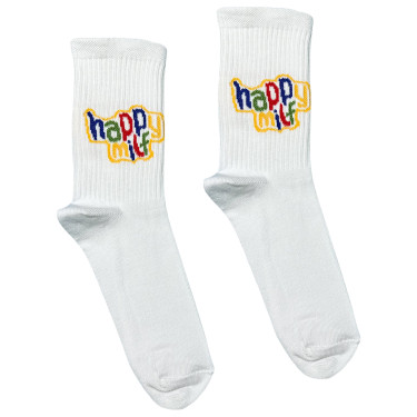 Шкарпетки білі "Happy Milf" Socksstar