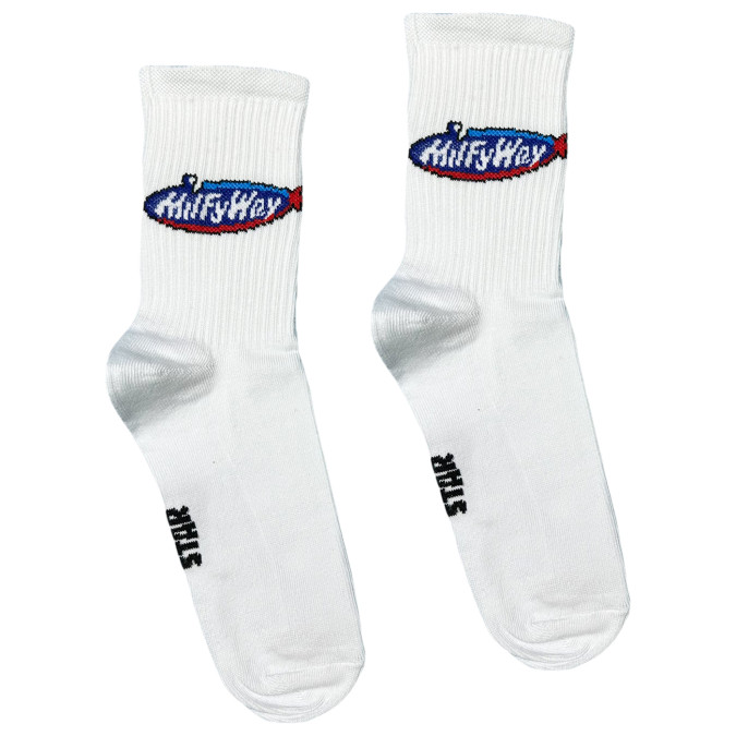 Шкарпетки білі "Milfy Way" Socksstar