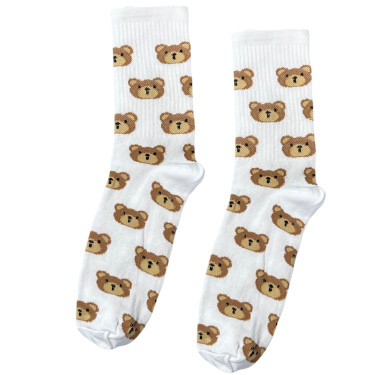 Шкарпетки білі "Ведмедики" Socksstar