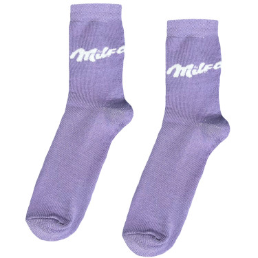 Шкарпетки фіолетові теплі махрові "Milfa" Socksstar