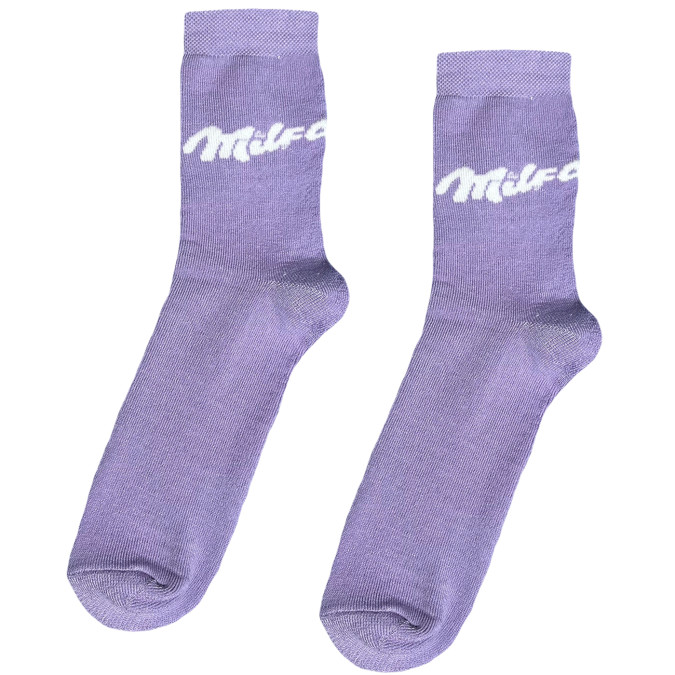 Носки фиолетовые теплые махровые "Milfa" Socksstar