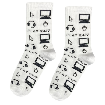 Носки белые "Play 24/7" Sunny Focks