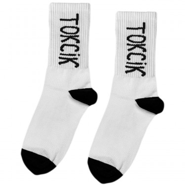 Шкарпетки білі "Токсік" Sunny Focks