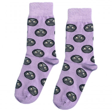 Шкарпетки фіолетові "Moon Emoji" Sunny Focks