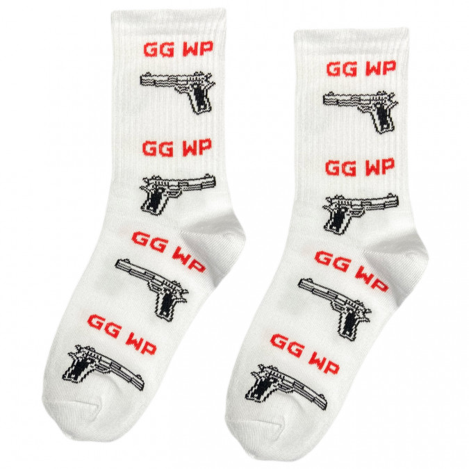 Шкарпетки білі "GG WP" Sunny Focks