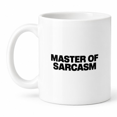 Чашка "Master of Sarcasm" 330 мл Кіт.Дарує